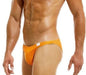 Modus Vivendi Low-Cut Swim Briefs Cyclops Regular Fit Swimwear Yellow AS2211 - SexyMenUnderwear.com