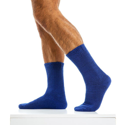 Modus Vivendi Men Socks Towel Line Versatile Cotton Sock Blue XS2011 62 - SexyMenUnderwear.com