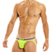 Modus Vivendi Mens Peace Jockstrap hombres Slip pour Homme Lime 04011 28 - SexyMenUnderwear.com