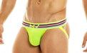 Modus Vivendi Mens Peace Jockstrap hombres Slip pour Homme Lime 04011 28 - SexyMenUnderwear.com