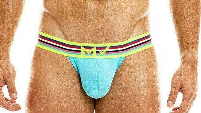 Modus Vivendi Mens Peace Tanga Brief pour Homme Hombres Aqua 04012 28 - SexyMenUnderwear.com