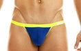 Modus Vivendi Mens Peace Tanga Brief Slip pour Homme Hombres Blue 04014 28 - SexyMenUnderwear.com