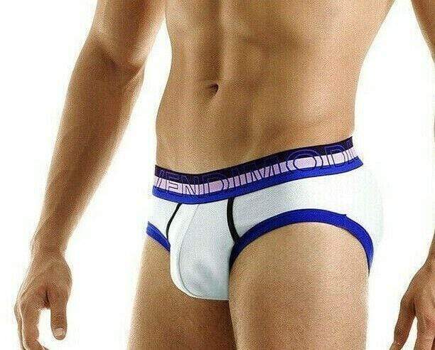 Modus Vivendi L Modus Vivendi Brief Strip Calecon Sport Slips White 06011 37