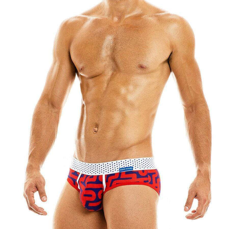 SMALL Modus Vivendi Briefs Labyrinth Brief Slip Red 06014 101 SexyMenUnderwear.com SMALL Modus Vivendi Briefs Labyrinth Brief Slip Red 06014 101 SexyMenUnderwear.com