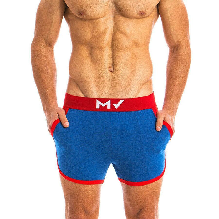 XL Modus Vivendi Otter Sweat Pants Perfect For Gym Running Shorts Blue 11861 45 - SexyMenUnderwear.com
