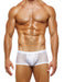 Modus Vivendi Net Trap Boxer Semi-Transparent Fishnet Boxer White 06121 49 - SexyMenUnderwear.com