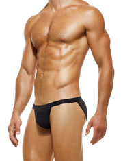 Modus Vivendi Net Trap Tanga Brief Semi-Transparent Fishnet Briefs Black 06112 - SexyMenUnderwear.com