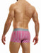 Modus Vivendi Retro Boxer Exclusive Eco-friendly Cotton Fushia Striped 24223 40 - SexyMenUnderwear.com