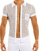 Modus Vivendi Shirt Net Trap Fishnet T-Shirt Transparent White 06141 71 - SexyMenUnderwear.com