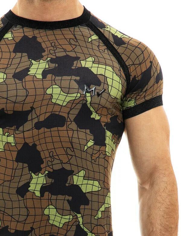Modus Vivendi Shirt Trapped Camo Muscle T-Shirt Camouflage Green 11041 21 - SexyMenUnderwear.com