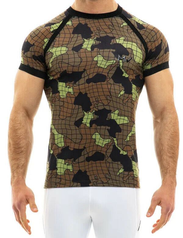 Modus Vivendi Shirt Trapped Camo Muscle T-Shirt Camouflage Green 11041 21 - SexyMenUnderwear.com