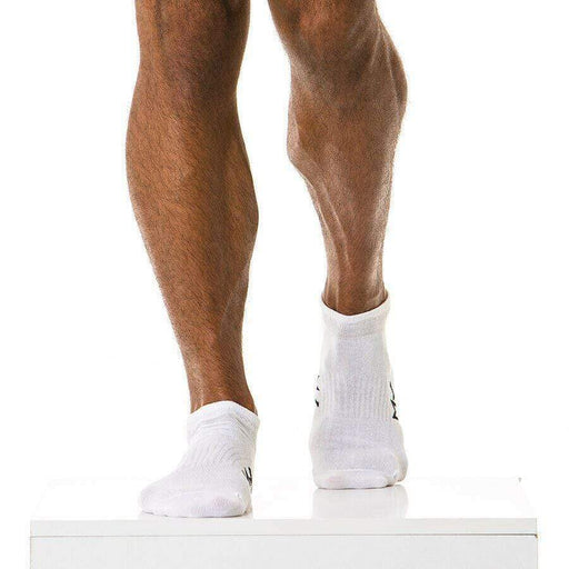 Modus Vivendi Sock Low Cut Gym Socks White XS1818 68B - SexyMenUnderwear.com