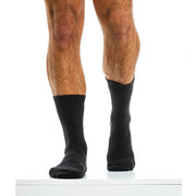 Modus Vivendi Sock Towel Fabric Mid-Cut Socks Black XS2011 73 - SexyMenUnderwear.com