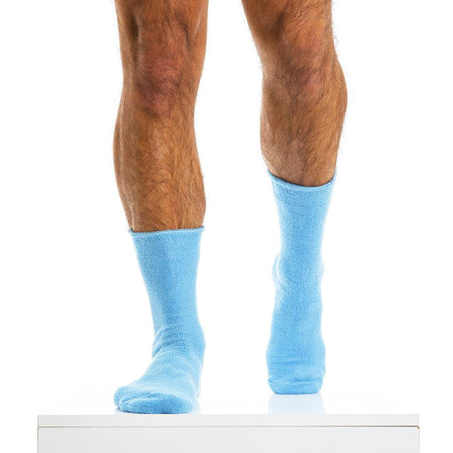 Modus Vivendi Sock Towel Line Versatile Cotton Socks Light Blue XS2011 62 - SexyMenUnderwear.com