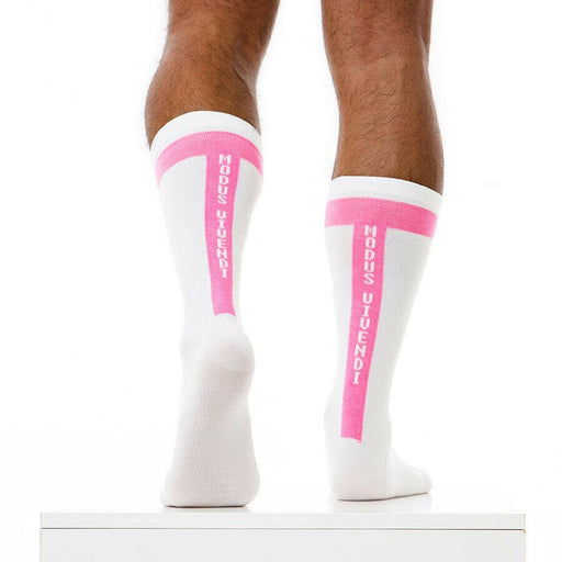 Modus Vivendi Socks Athletic Fushia XS1813 62 - SexyMenUnderwear.com