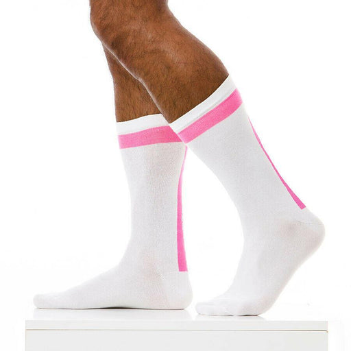 Modus Vivendi Socks Athletic Fushia XS1813 62 - SexyMenUnderwear.com