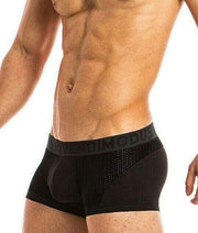 Modus Vivendi S Solid Cotton Perforated Mesh Modus Vivendi Boxer Wolf Black 18821 69