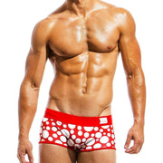 Modus Vivendi swim boxer Polka dot Beach Swimsuits Red KS1821 19 - SexyMenUnderwear.com