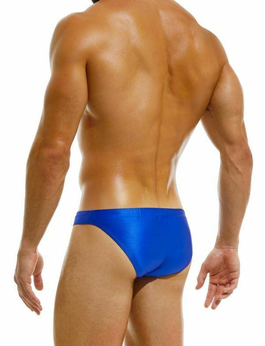 Modus Vivendi Swim-Brief Gordian Knot Low-Cut Swimwear Shiny Cobalt CS2211 67 - SexyMenUnderwear.com