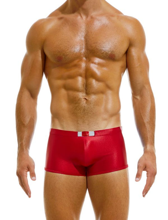 Modus Vivendi Swim-Trunk Gordian Knot Brazilian-Cut Boxer Red Wine CS2221 67 - SexyMenUnderwear.com