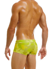 Modus Vivendi Swimwear Candy Line Fast Dry Swim-Trunk Camo Green DS2221 78 - SexyMenUnderwear.com