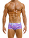 Modus Vivendi Swimwear Candy Line Fast Dry Swim-Trunk Camo Purple DS2221 78 - SexyMenUnderwear.com