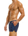 Modus Vivendi Swimwear Dark Jogging Cut Woven Swim-Shorts Mesh Cobalt GS2231 - SexyMenUnderwear.com