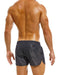 Modus Vivendi Swimwear Dark Jogging Cut Woven Swim-Shorts Mesh Silver GS2231 - SexyMenUnderwear.com