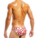 Modus Vivendi Swimwear Polkadot Low Cut Swim-Brief Swimsuit Red Ks1811 19 - SexyMenUnderwear.com