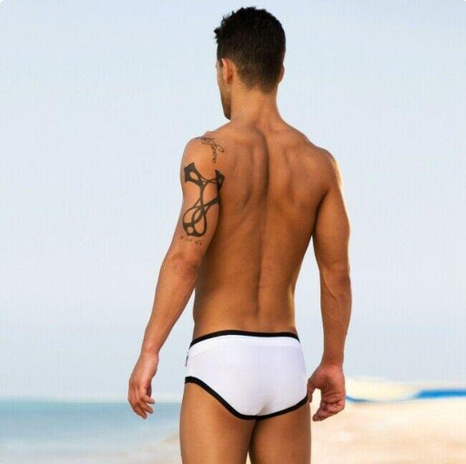Modus Vivendi Swimwear Sport Swim-Briefs Men Swimsuits white s1311 39 - SexyMenUnderwear.com