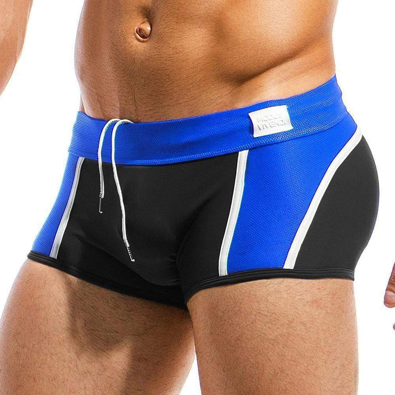 Modus Vivendi Swimwear Swim Shorts Multi Trunk Blue JS1821 18 - SexyMenUnderwear.com