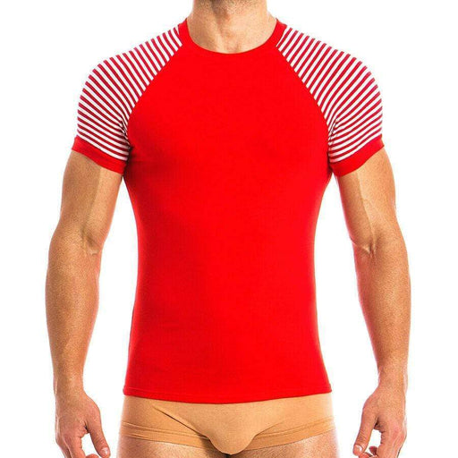 Modus Vivendi T-shirt Marine Top Quality Chandail Cotton Red 10841 18A - SexyMenUnderwear.com