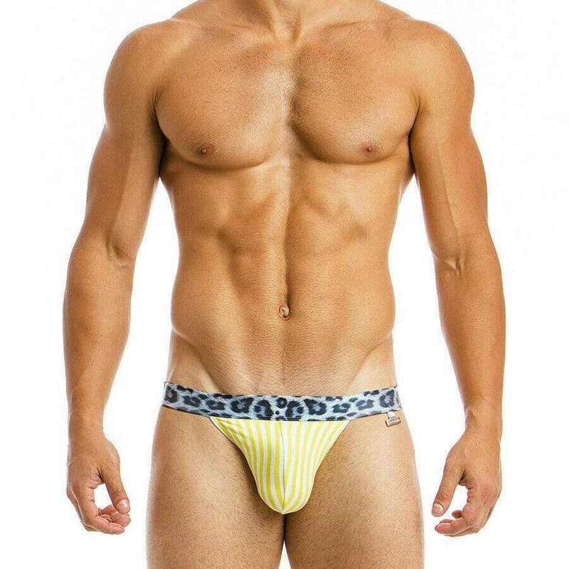 Modus Vivendi Tanga Animal Mens Tangas Pour Hommes Yellow 06812 1 - SexyMenUnderwear.com