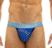 Modus Vivendi Tanga-Brief 2020 Camo Fishnet Tangas Slip Combo Blue 11012-1 3 - SexyMenUnderwear.com