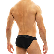 Modus Vivendi Tanga-Brief Glam Sparkle Lurex Spandex Yarns Briefs Black 10013 34 - SexyMenUnderwear.com