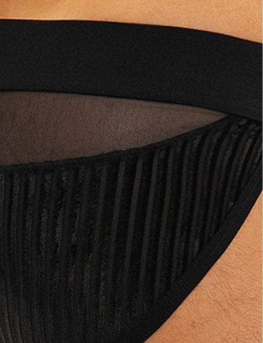 Modus Vivendi Tanga Briefs Tiffany's Velvet Low-Rise Brief Black 12013 29 - SexyMenUnderwear.com