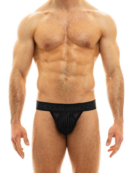 Modus Vivendi Tanga Briefs Tiffany's Velvet Low-Rise Brief Black 12013 29 - SexyMenUnderwear.com