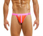 Modus Vivendi Tanga Swim Briefs Stardust Transparent Muslin Orange FS2212 23 - SexyMenUnderwear.com