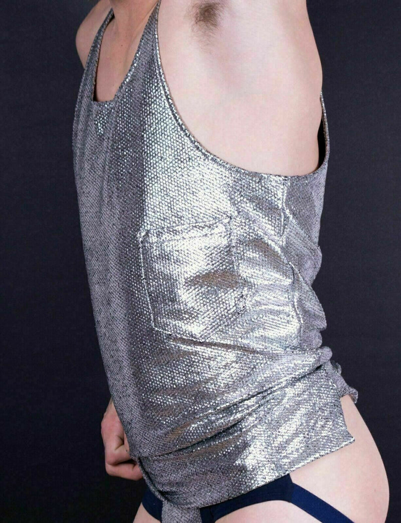 Modus Vivendi Tank Dusk 2 Dawn Tank Top Fashion Silver 16732 59 - SexyMenUnderwear.com