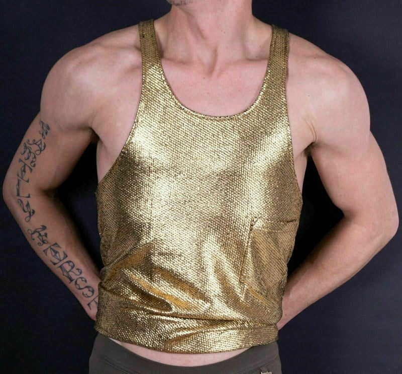 Modus Vivendi Tank Dusk 2 Dawn Tank Top Gold Fashion 16732 82 - SexyMenUnderwear.com