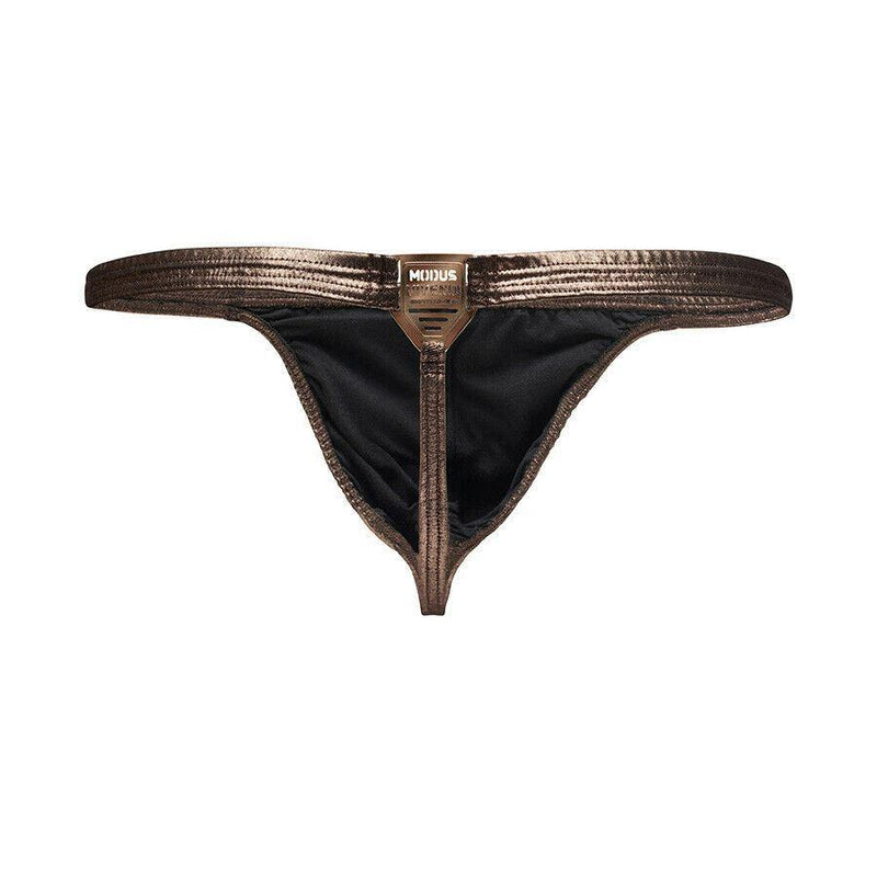 Modus Vivendi Thong King Cheetah Metal Rose Gold 13116 60 - SexyMenUnderwear.com
