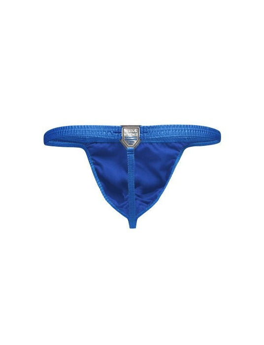 Modus Vivendi Thong Leather Legacy Pouch Leather-Look Thongs Blue 11117 57 - SexyMenUnderwear.com