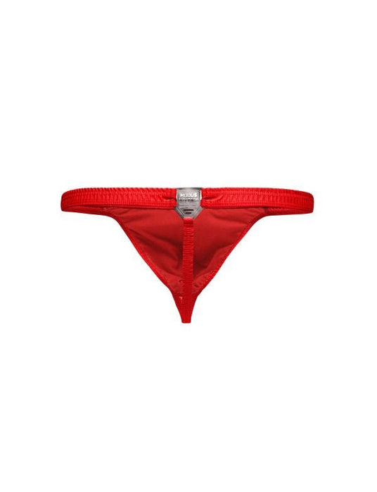 Modus Vivendi Thong Leather Legacy Pouch Leather-Look Thongs Red 11117 57 - SexyMenUnderwear.com