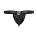 Modus Vivendi Thong Net Trap Mesh SemiTransparent Perforated Black 06114 49 - SexyMenUnderwear.com