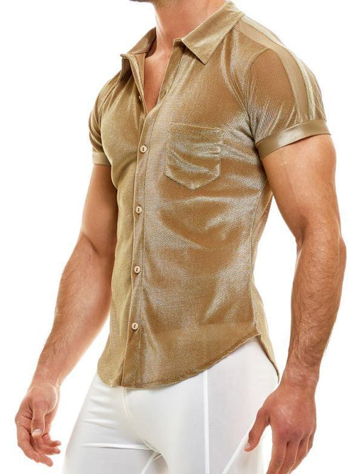 Modus Vivendi V. Fluid Muscle Shirt Sheer Elegant Semitransparent Shirt 10141 3A - SexyMenUnderwear.com