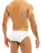 Modus Vivendi Vegan Leather-Look Brief Tight Fit White 20515 15 - SexyMenUnderwear.com