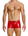 MODUS VIVENDI Viral Vinyl Boxer Fashion Glossy Red 08021 - SexyMenUnderwear.com
