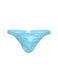 MODUS VIVENDI Viral Vinyl Thongs With Roomy Pouch Shiny Light Blue 08016 - SexyMenUnderwear.com