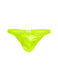 MODUS VIVENDI Viral Vinyl Thongs With Roomy Pouch Shiny Neon Yellow 08016 - SexyMenUnderwear.com