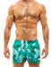 Modus Vivendi Woven Swim Shorts Full-Lining Recycled Swimwear Green Camo GS2132 - SexyMenUnderwear.com